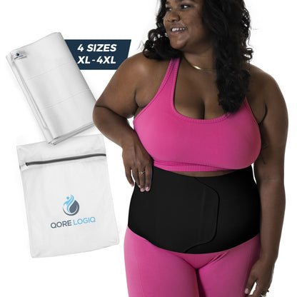 Plus Size 9 Inch Abdominal Binder - QORELOGIQ