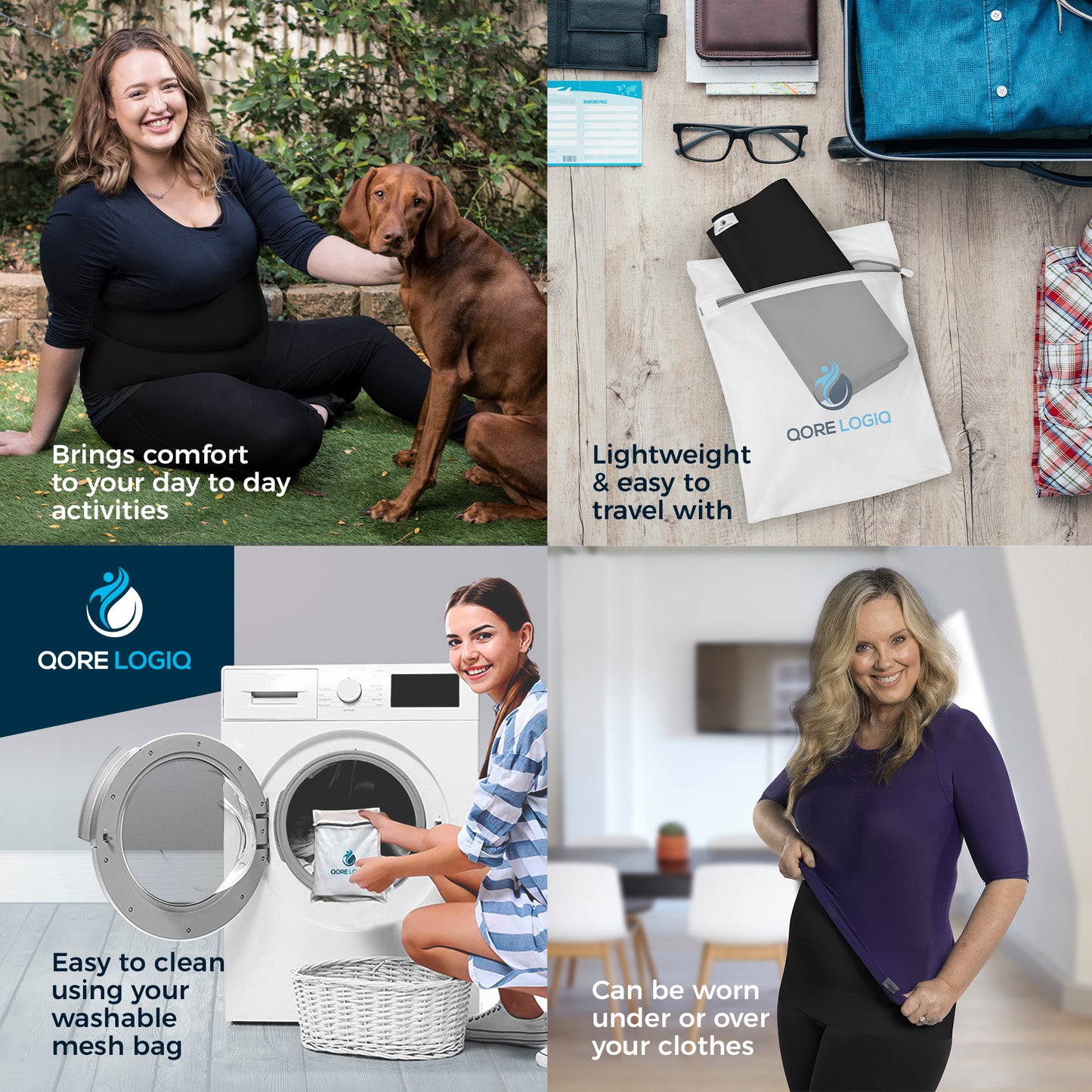 Plus Size 9 Inch Abdominal Binder - QORELOGIQ