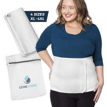 Plus Size 12 Inch Abdominal Binder - QORELOGIQ